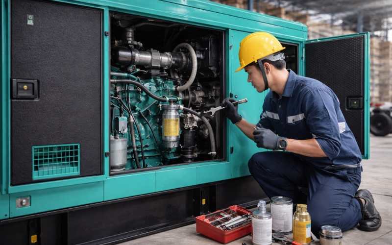 Quy trình bảo dưỡng máy phát điện chạy dầu