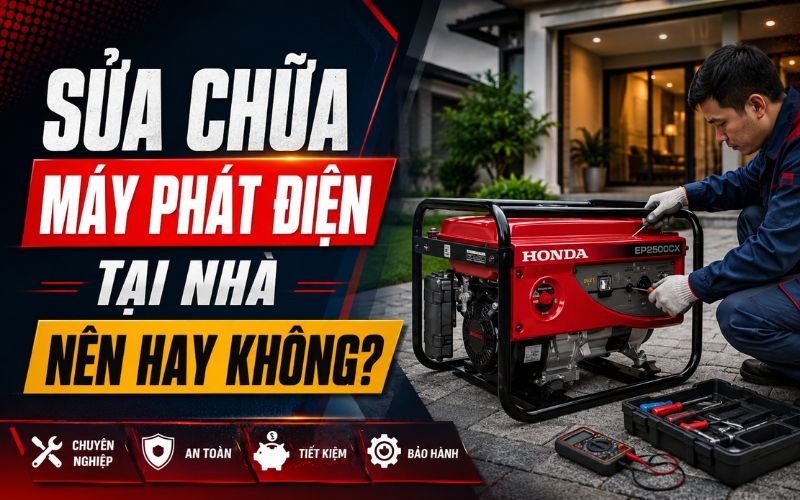 Sửa Chữa Máy Phát Điện Tại Nhà Nên Hay Không