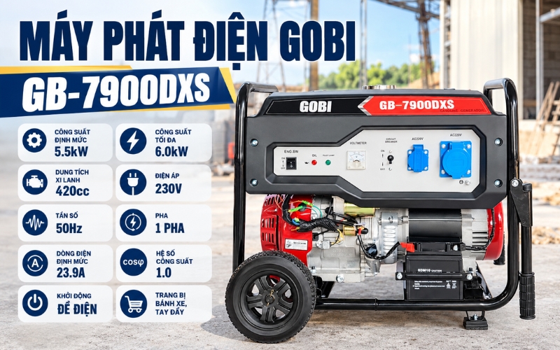 Thông số kỹ thuật của máy GOBI GB-7900DXS