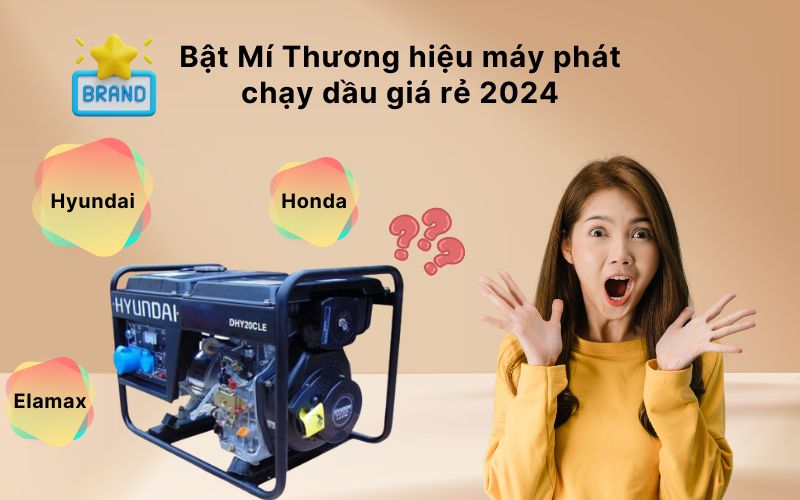 Bật Mí Thương hiệu máy phát chạy dầu giá rẻ 2024