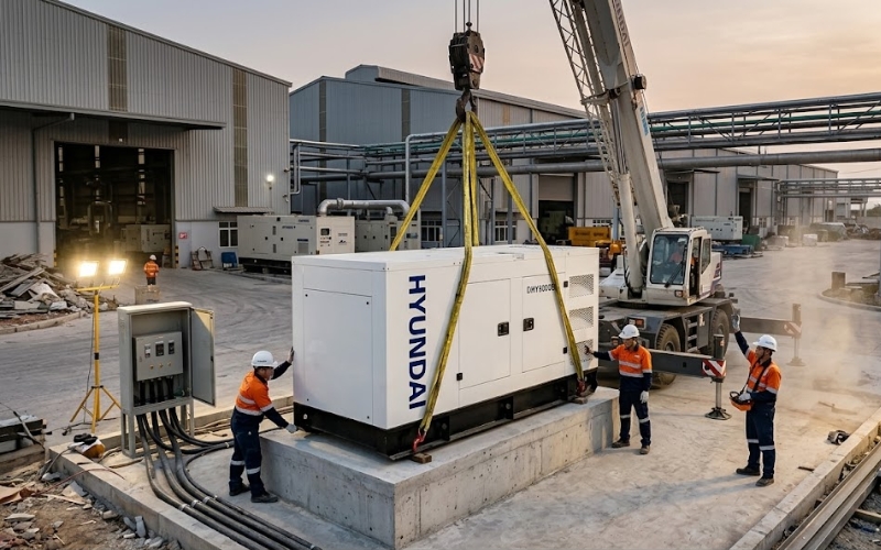Tổng quan về máy phát điện Hyundai