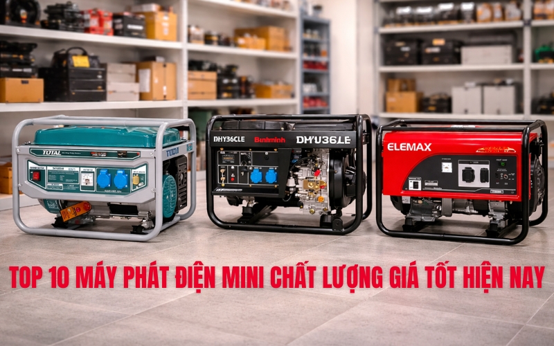 Top 10 Máy Phát Điện Mini Chất Lượng Giá Tốt Hiện Nay