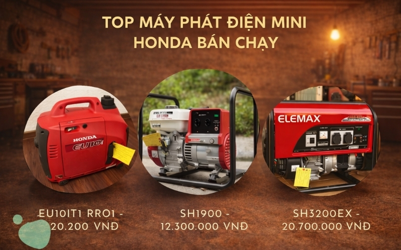 Top máy phát điện mini Honda bán chạy