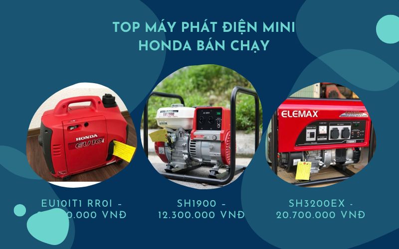 Top máy phát điện mini Honda bán chạy