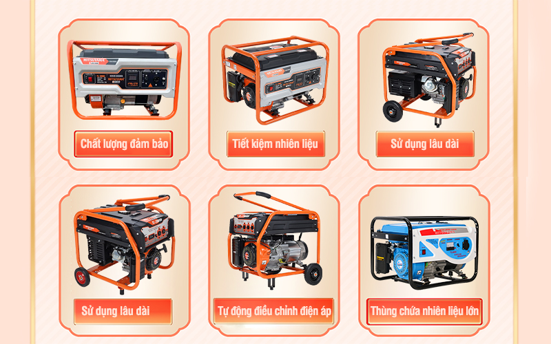 Ưu điểm vượt trội của máy phát điện Mitsuyama