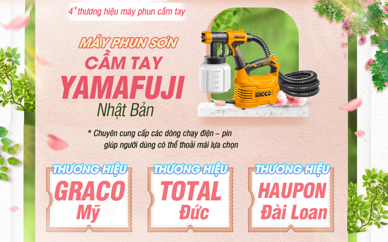 4 + thương hiệu máy phun cầm tay bán chạy