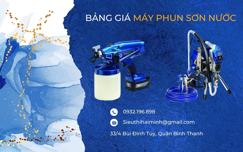Bảng giá máy phun sơn nước