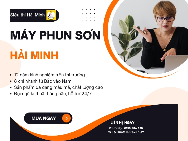 Đại lý phân phối máy phun sơn uy tín số 1 thị trường
