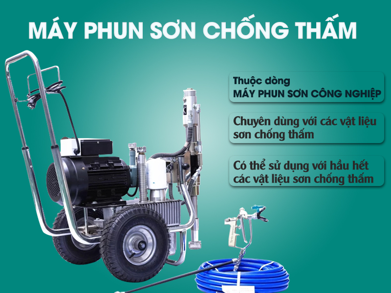 Giới thiệu máy phun sơn chống thấm