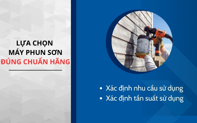 Lựa chọn máy phun đúng chuẩn hãng