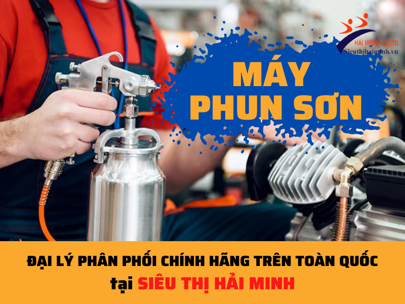 Máy phun Sơn yamafuji do Siêu Thị Hải Minh phân phối độc quyền