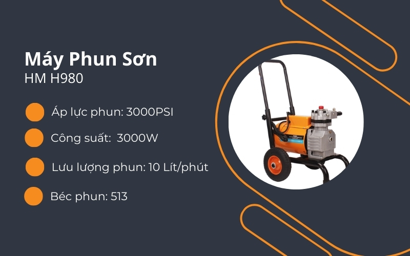 Máy Phun Sơn HM H980