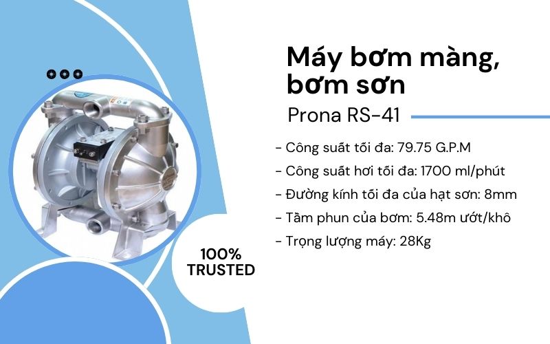 Máy bơm màng, bơm sơn Prona RS-41