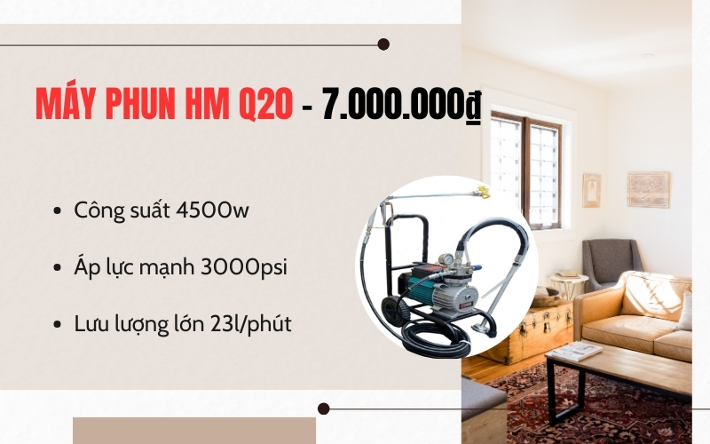 Máy phun HM Q20 - 7.000.000₫