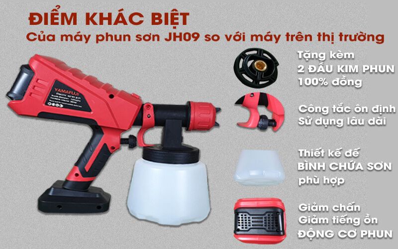 Máy phun điện cầm tay JH-09