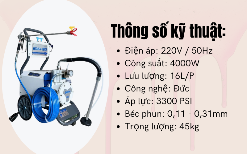 Máy phun sơn GUKE-GK659