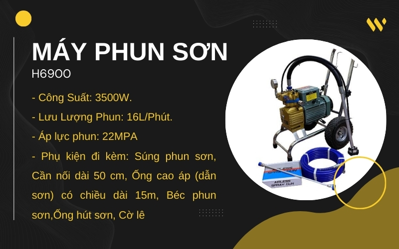 Máy phun sơn H6900