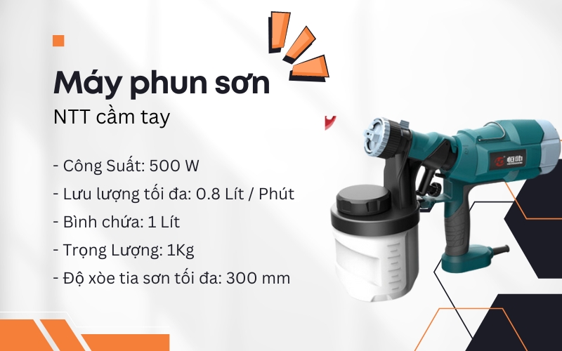 Máy phun sơn NTT cầm tay