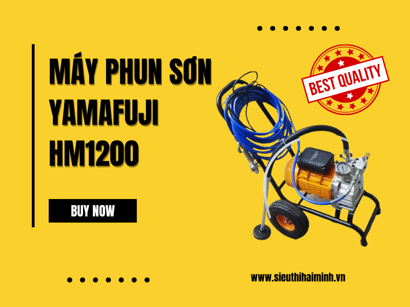 Máy phun sơn Nhật Bản Yamafuji HM1200 (4000W)