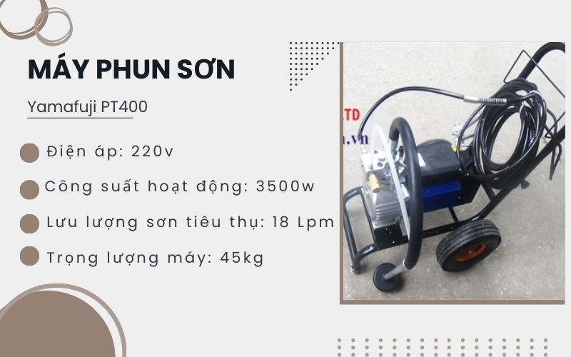 Máy phun sơn Yamafuji PT400 