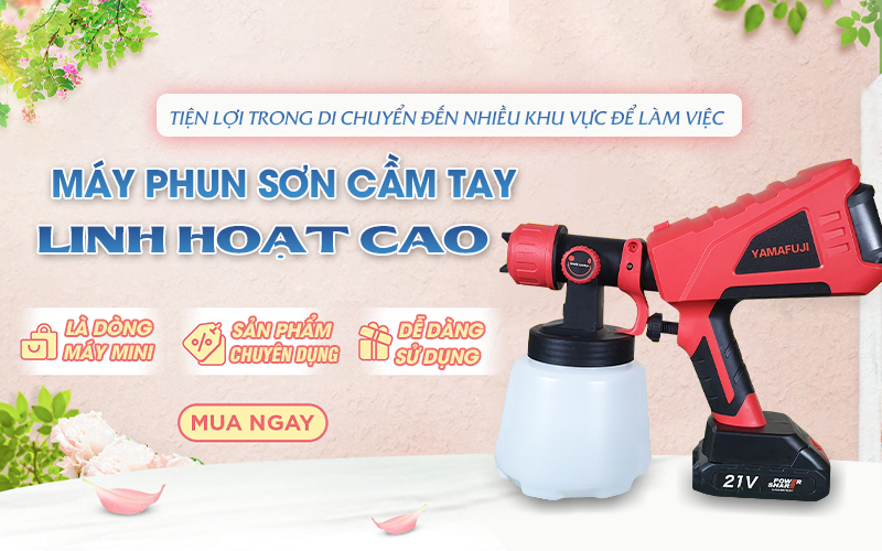 Máy phun sơn cầm tay là gì?