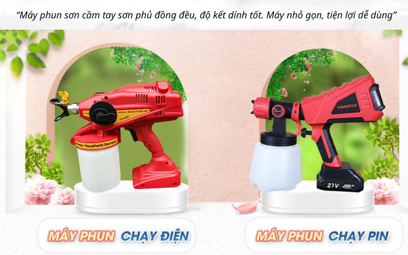 Máy phun sơn cầm tay là gì