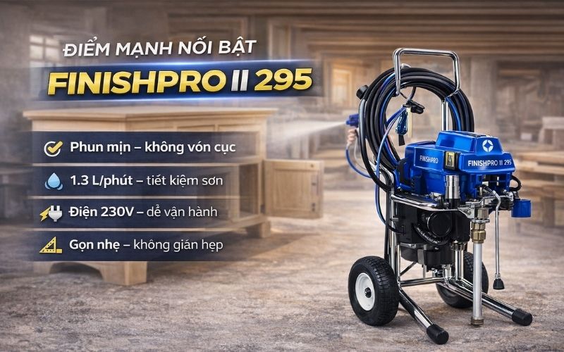 Điểm mạnh nổi bật của FINISHPRO II 295