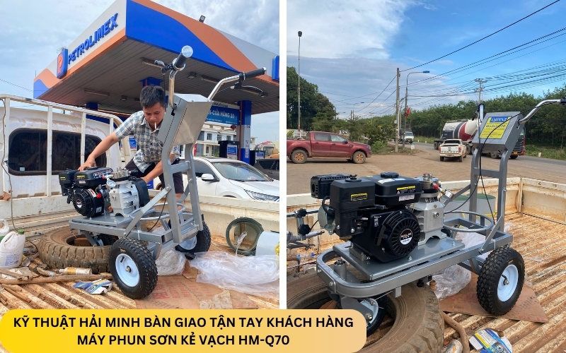 Máy phun sơn kẻ vạch HM-Q70