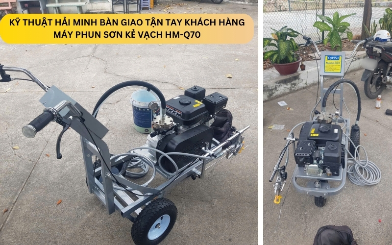 Máy phun sơn kẻ vạch HM-Q70