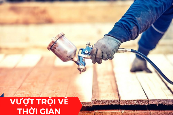 Máy phun sơn mini vượt trội về thời gian