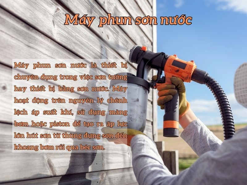 Máy phun sơn nước là gì?