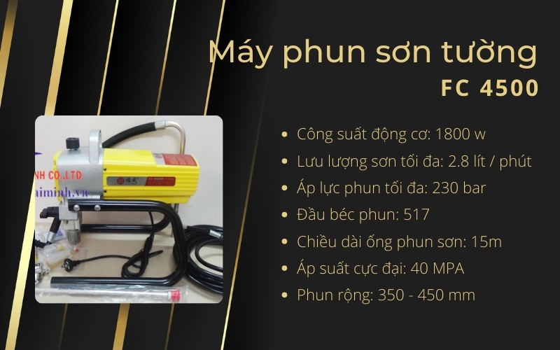 Máy phun sơn tường FC 4500
