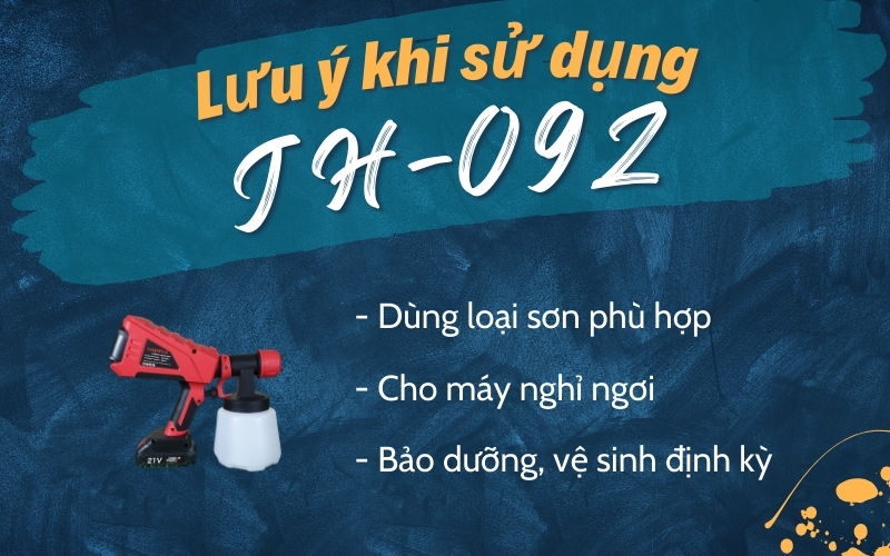 Một số lưu ý khi sử dụng và bảo quản JH-09Z