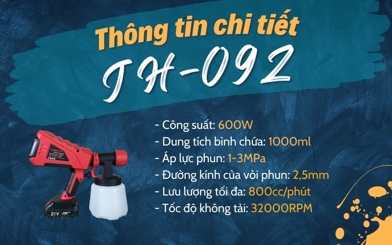Thông tin chi tiết về máy phun sơn JH-09Z