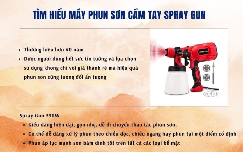 Tìm hiểu máy phun sơn cầm tay Spray Gun