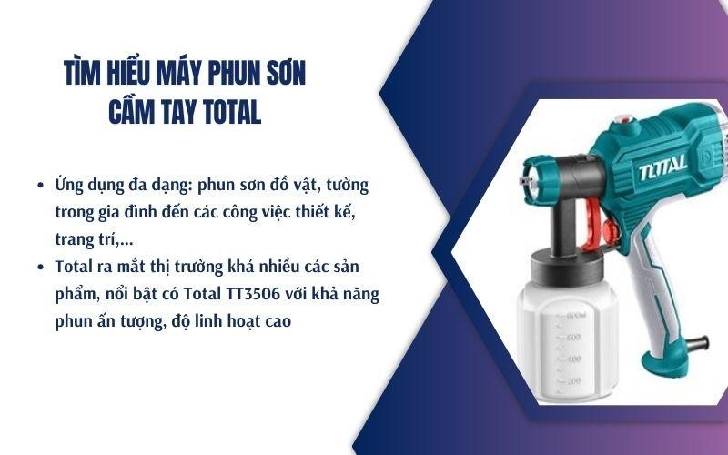 Điểm khác biệt của máy phun cầm tay Btec và Total