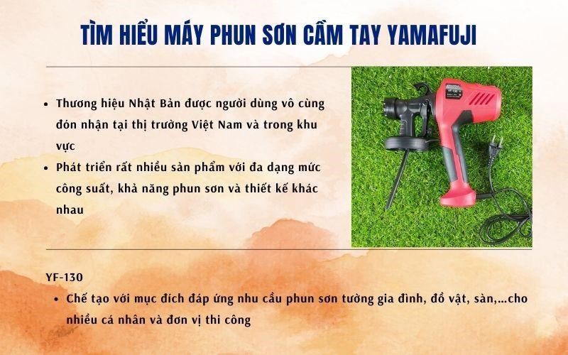 Tìm hiểu máy phun cầm tay Yamafuji