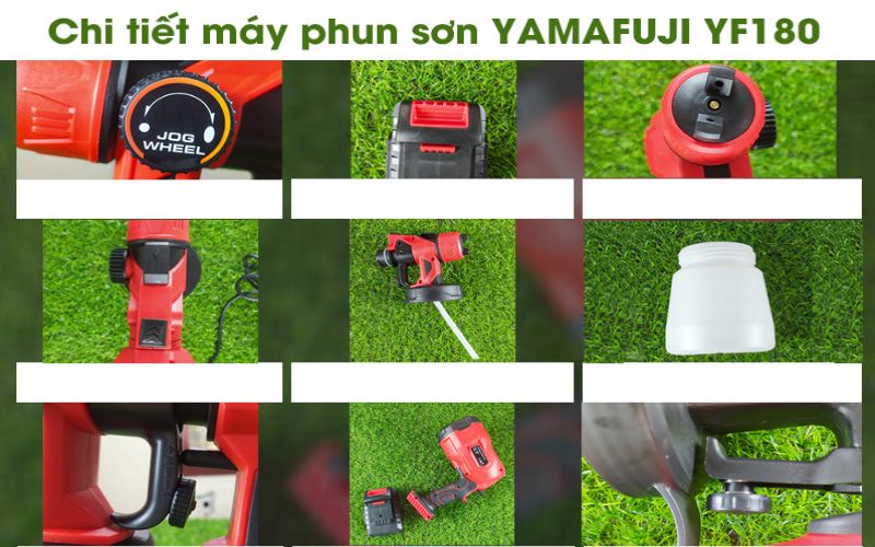 Tìm hiểu về máy phun sơn cầm tay chạy pin YF-180