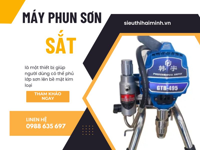 Top 3 Máy Phun Sơn Sắt Cho Hiệu Quả Cao Năm 2023