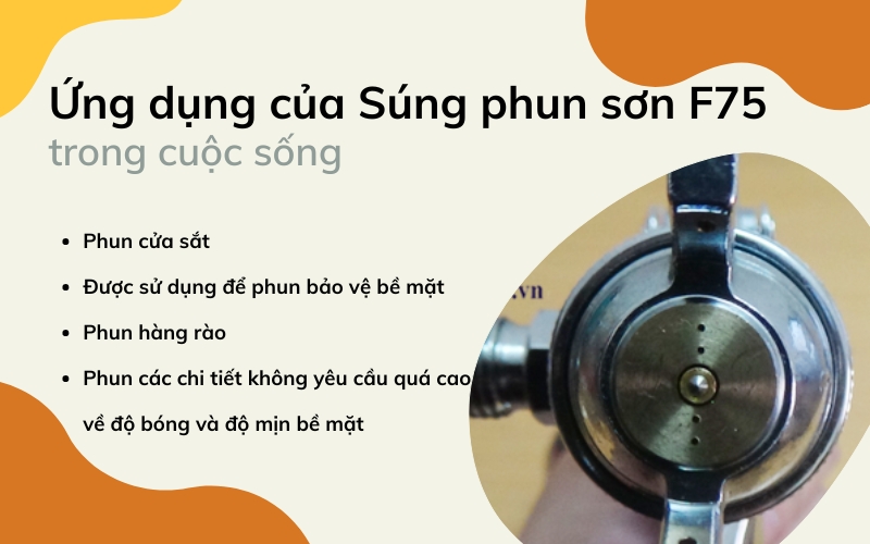 Ứng dụng của Súng phun sơn F75 trong cuộc sống