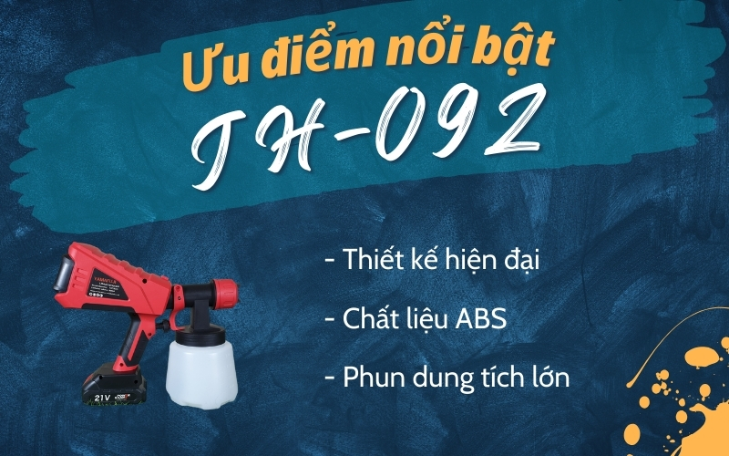  Ưu điểm nổi bật của máy phun JH-09Z