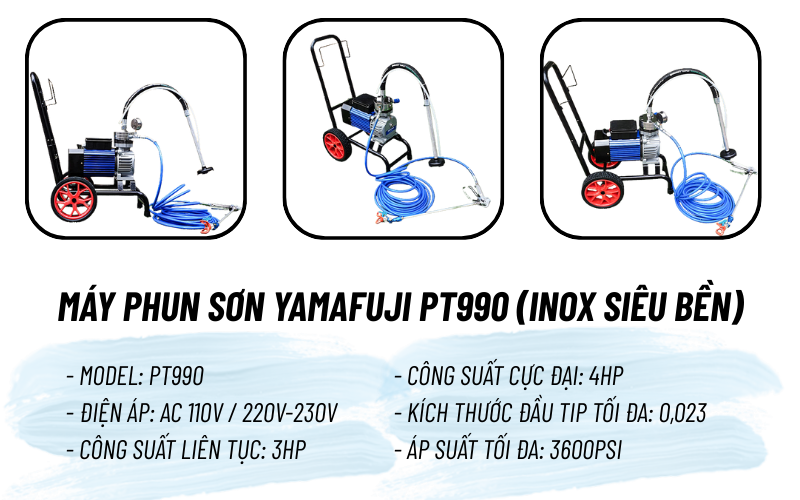 Siêu Hot: Bật Mí 2 Dòng Máy Phun Sơn Mới Nhất Của Yamafuji