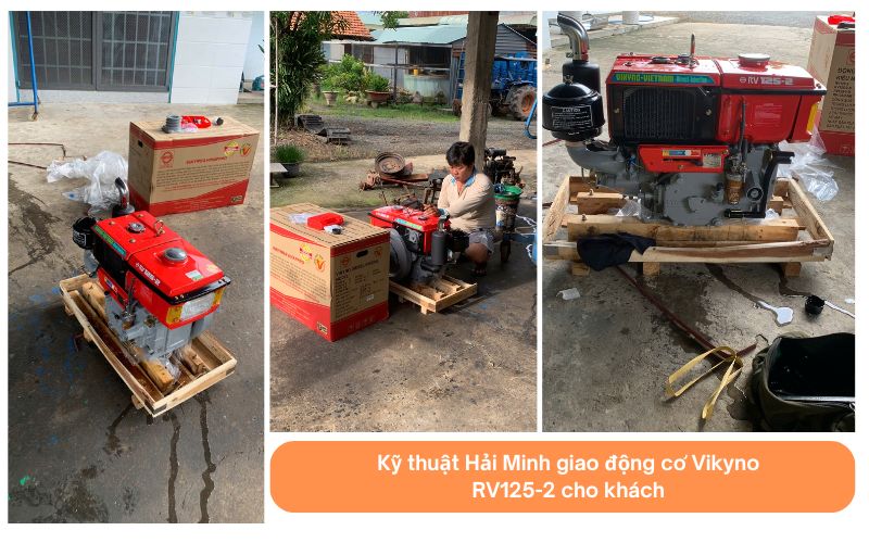 Kỹ thuật Hải Minh giao động cơ Vikyno RV125-2 cho khách