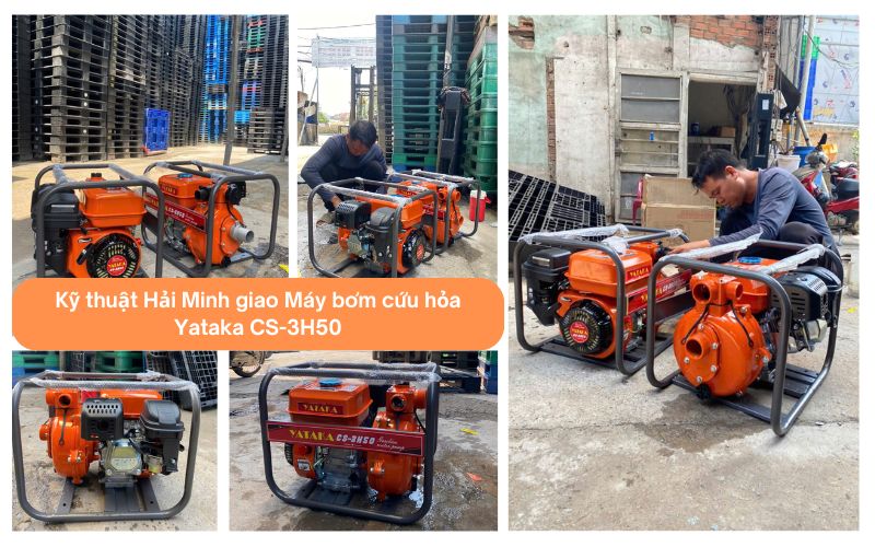 Kỹ thuật giao máy bơm cứu hỏa Yataka CS-3H50