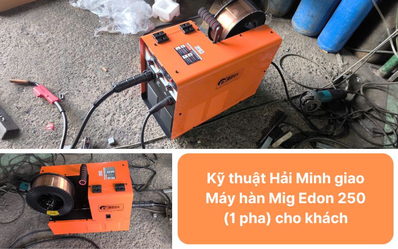 Kỹ thuật giao máy hàn Mig Edon 250 (1 pha)