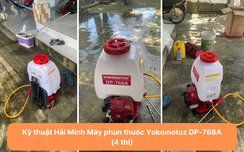 Kỹ thuật Hải Minh Máy phun thuốc Yokomotoz DP-768A (4 thì)