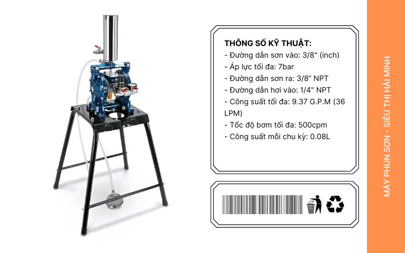 Những ưu điểm về máy bơm sơn màng Prona R-150 