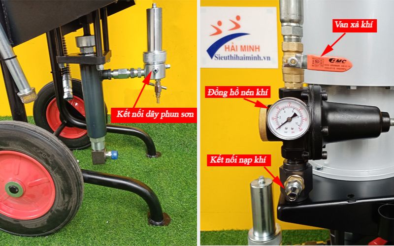 Thông số kỹ thuật của máy phun sơn 63.1