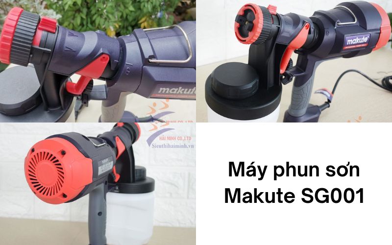 Chất lượng phun sơn của Máy phun sơn Makute SG001