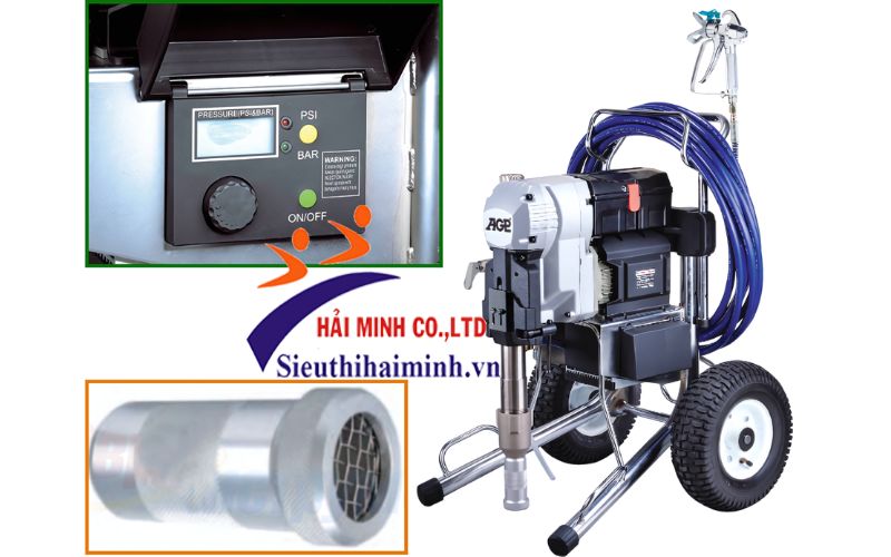 Vận hành đơn giản máy phun sơn PM301